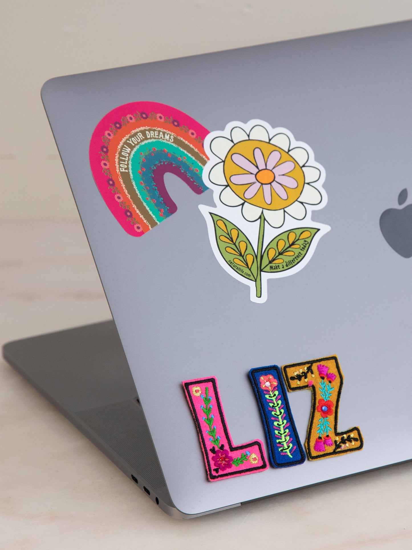 Stick-On Letter Patch - B