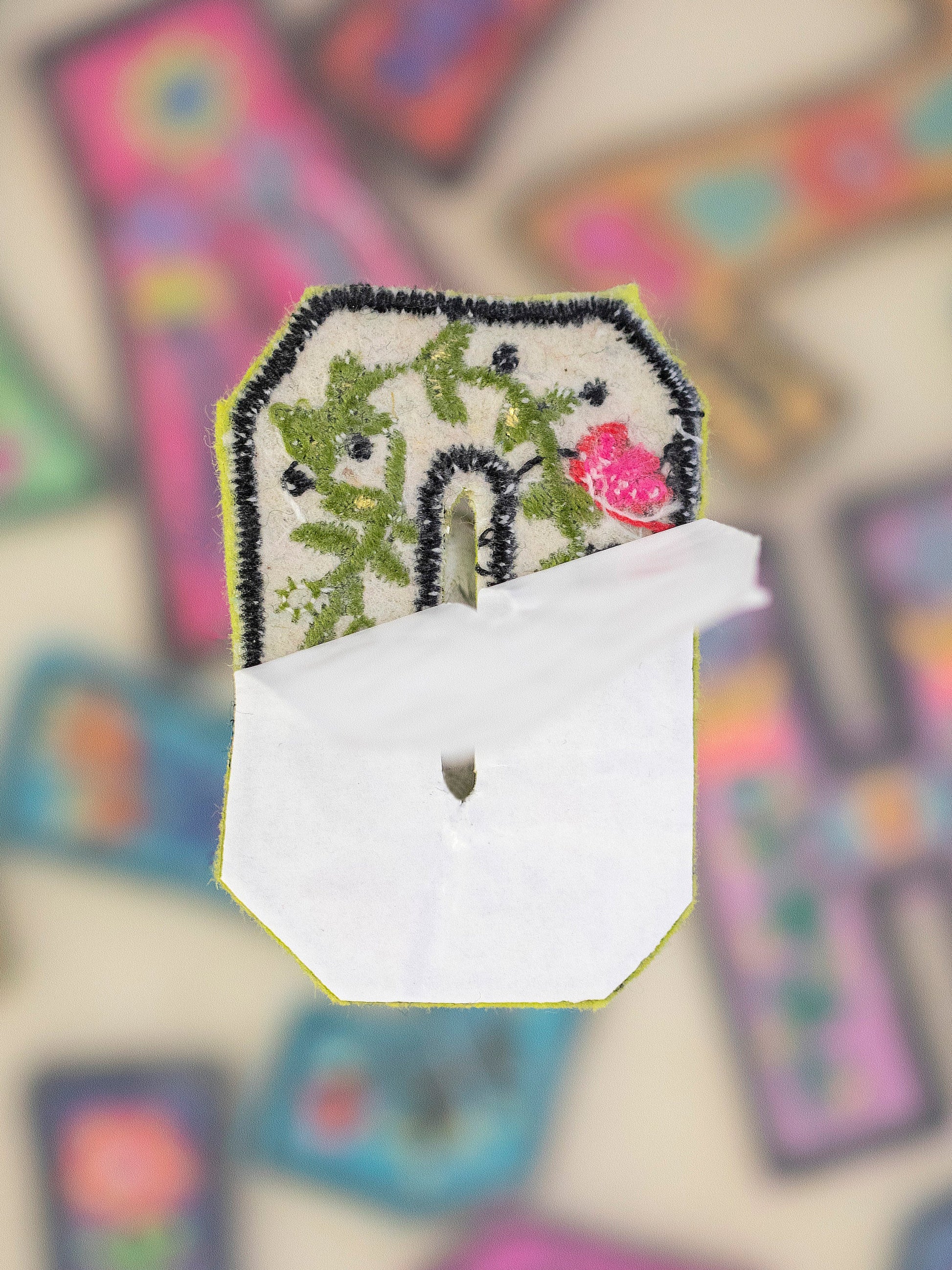 Stick-On Letter Patch - F