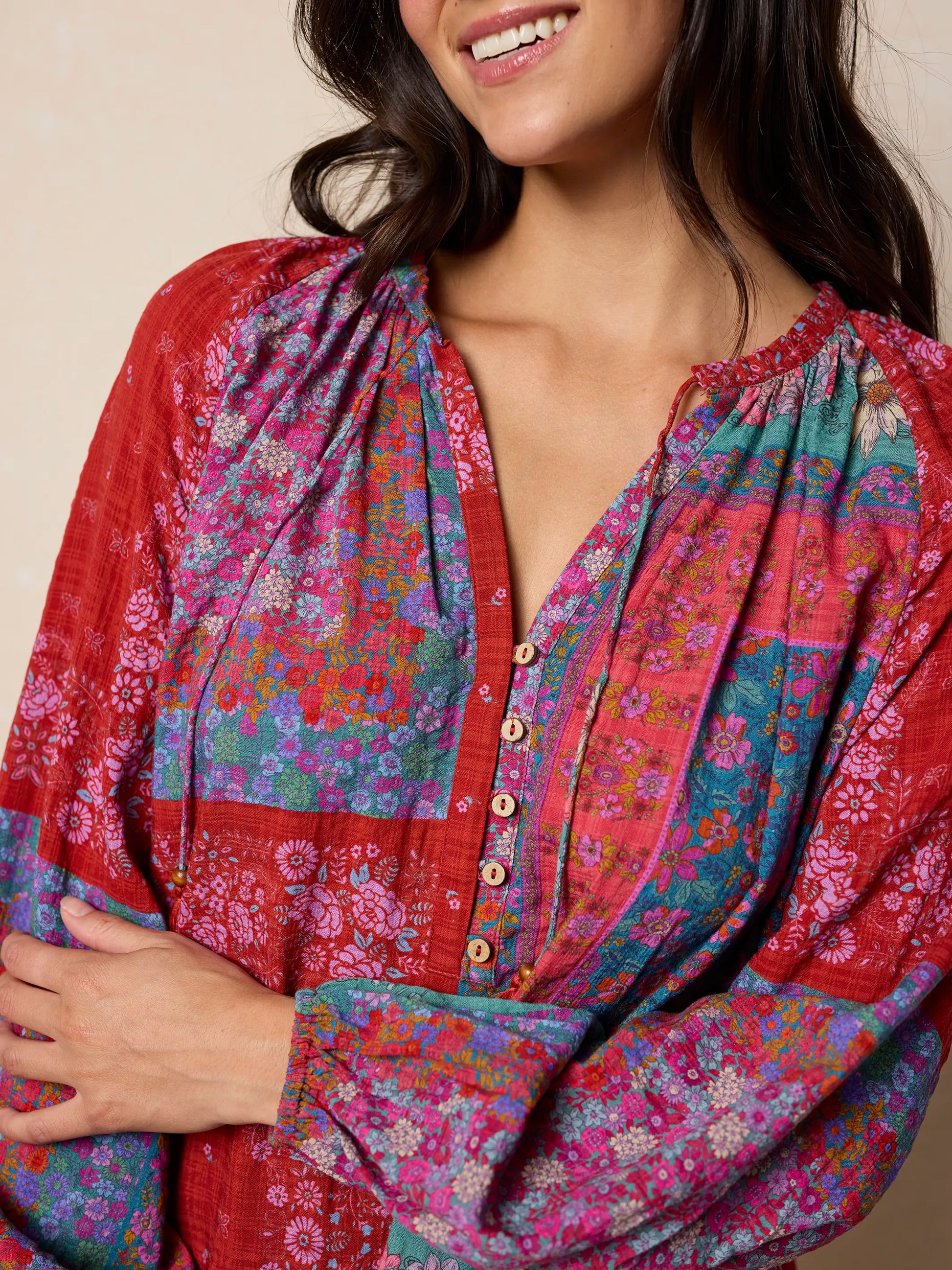 Camille Top - Jewel Positano Scarf