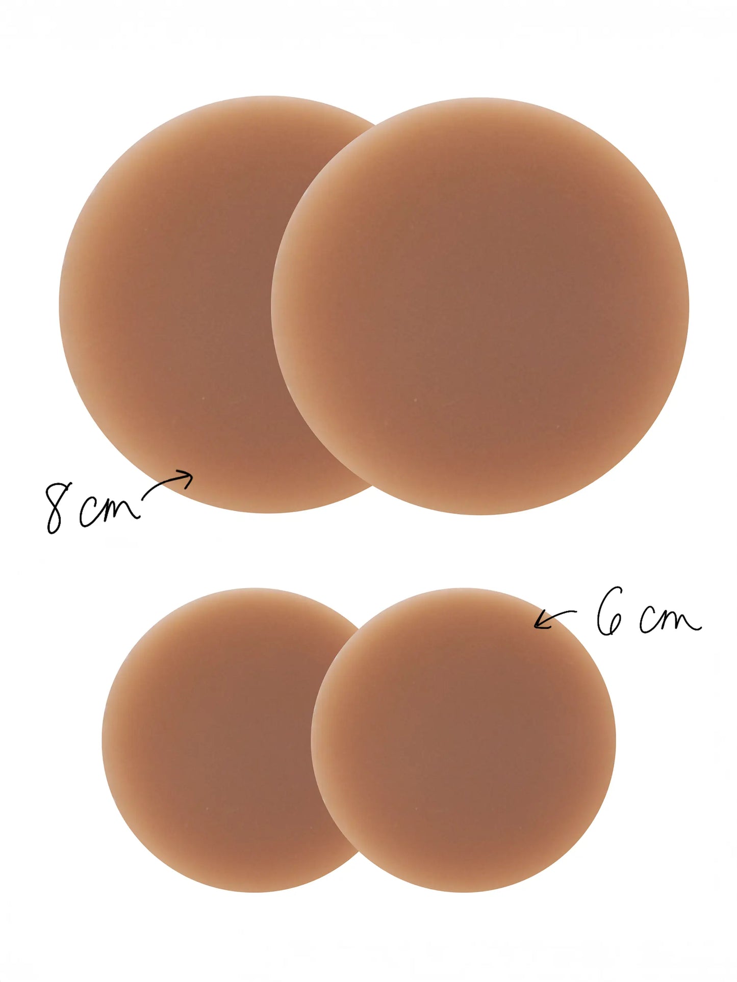 Boob-eez® x Natural Life Deluxe Duo Nipple Cover - Dark