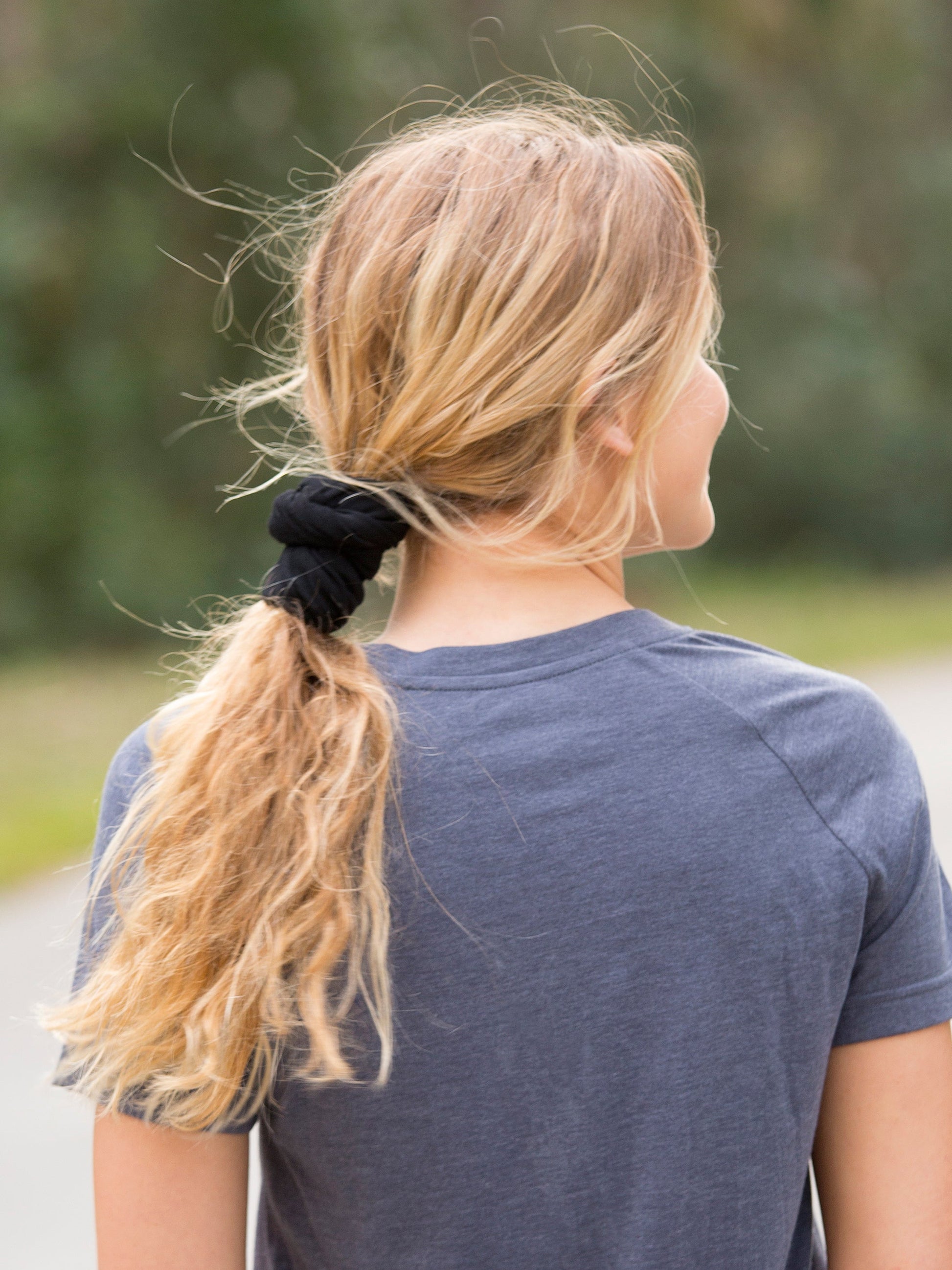 Solid Boho Bandeau® Headband - Black