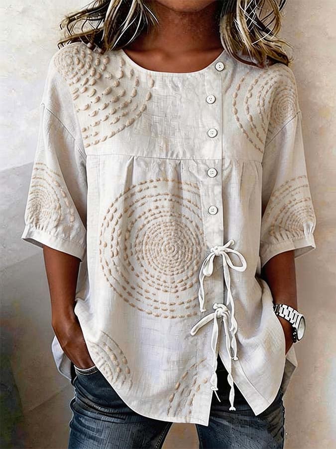 Women'S Casual Printed Shirt