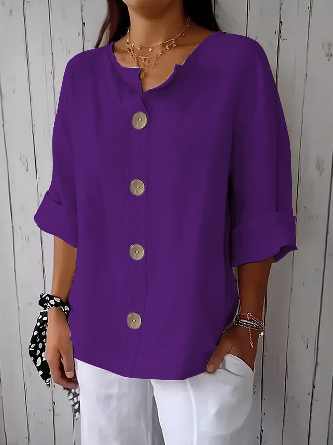 Women's Button-Down Casual Shirt