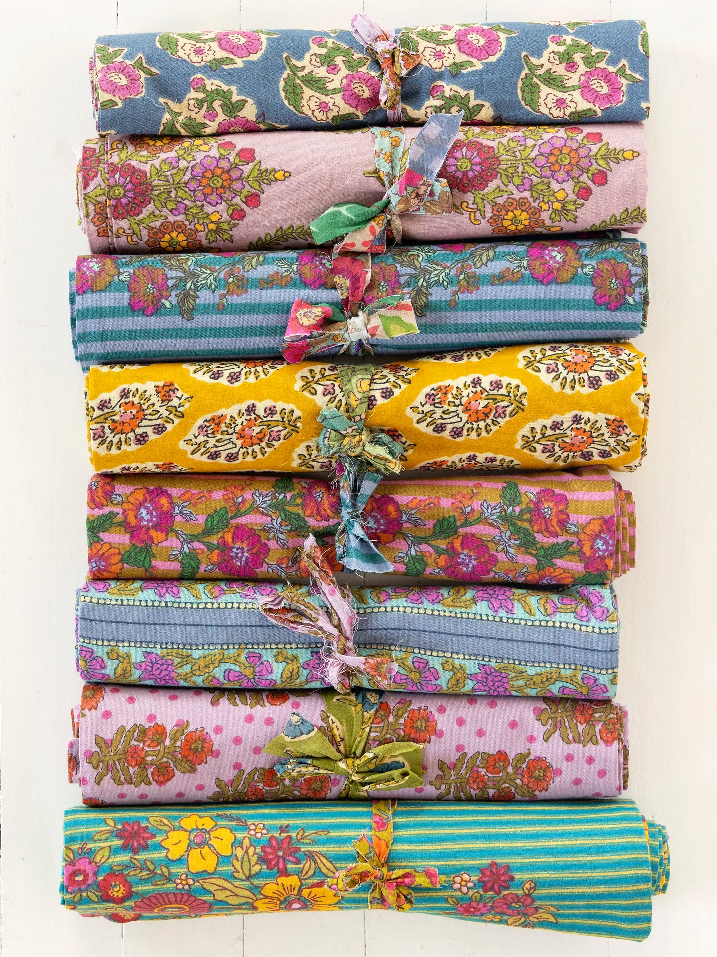 Mix & Match Cotton Pillowcase, Single - Indigo Vines